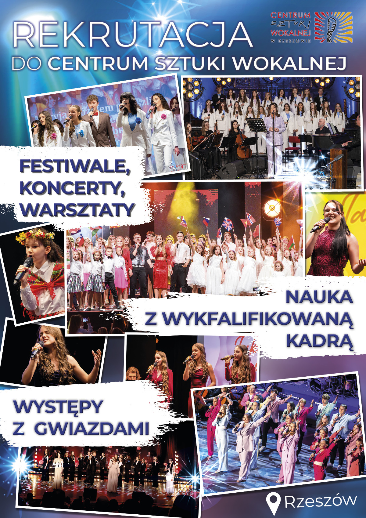 plakat rekrutacja CENTRUM SZTUKI WOKALNEJ 2026