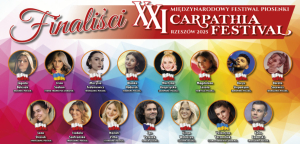 JURY WYŁONIŁO ZŁOTĄ 15 FINALISTÓW XXI „CARPATHIA FESTIVAL” – RZESZÓW