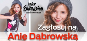 ANIA DĄBROWSKA ZAŚPIEWA W KRAJOWYM FINALE EUROWIZJI DLA DZIECI 2016.