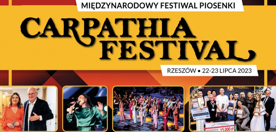 Ruszył nabór zgłoszeń do XIX edycji Międzynarodowego Festiwalu Piosenki „Rzeszów Carpathia Festival” 2023